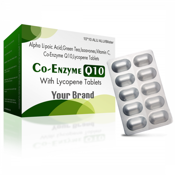 Co enzyme q10 Tablets in Your Brand