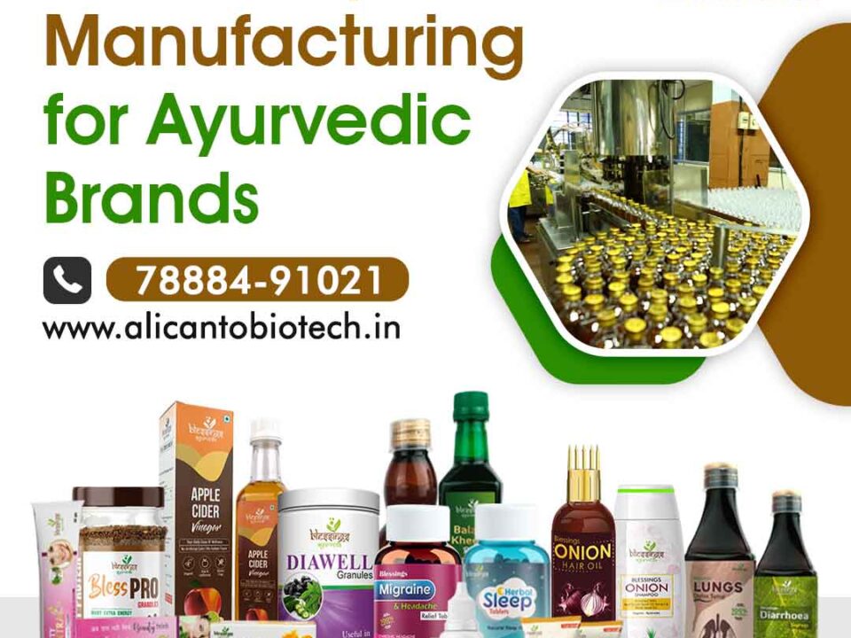 Third Party Manufacturing for Ayurvedic Brands