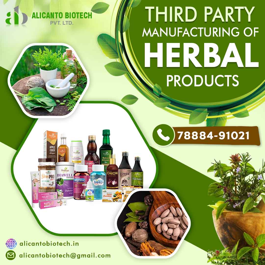 Third Party manufacturing of herbal products