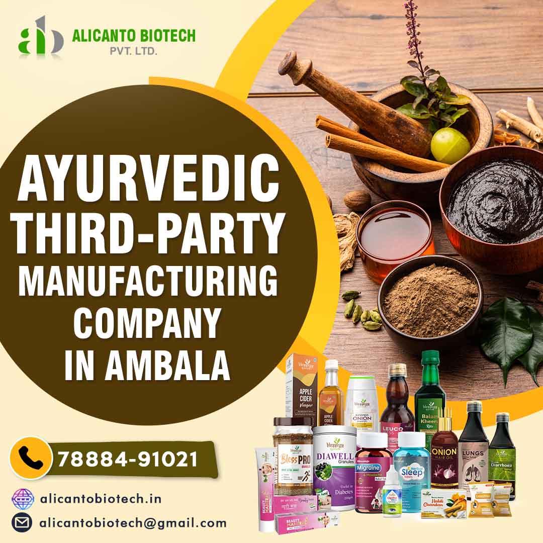 Ayurvedic Third Party Manufacturing In Ambala - Alicanto Biotech