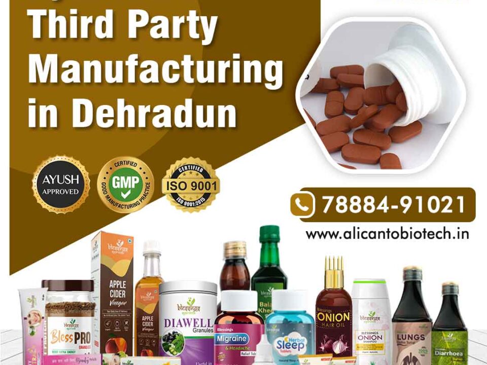 Ayurvedic Third Party Manufacturing in Dehradun