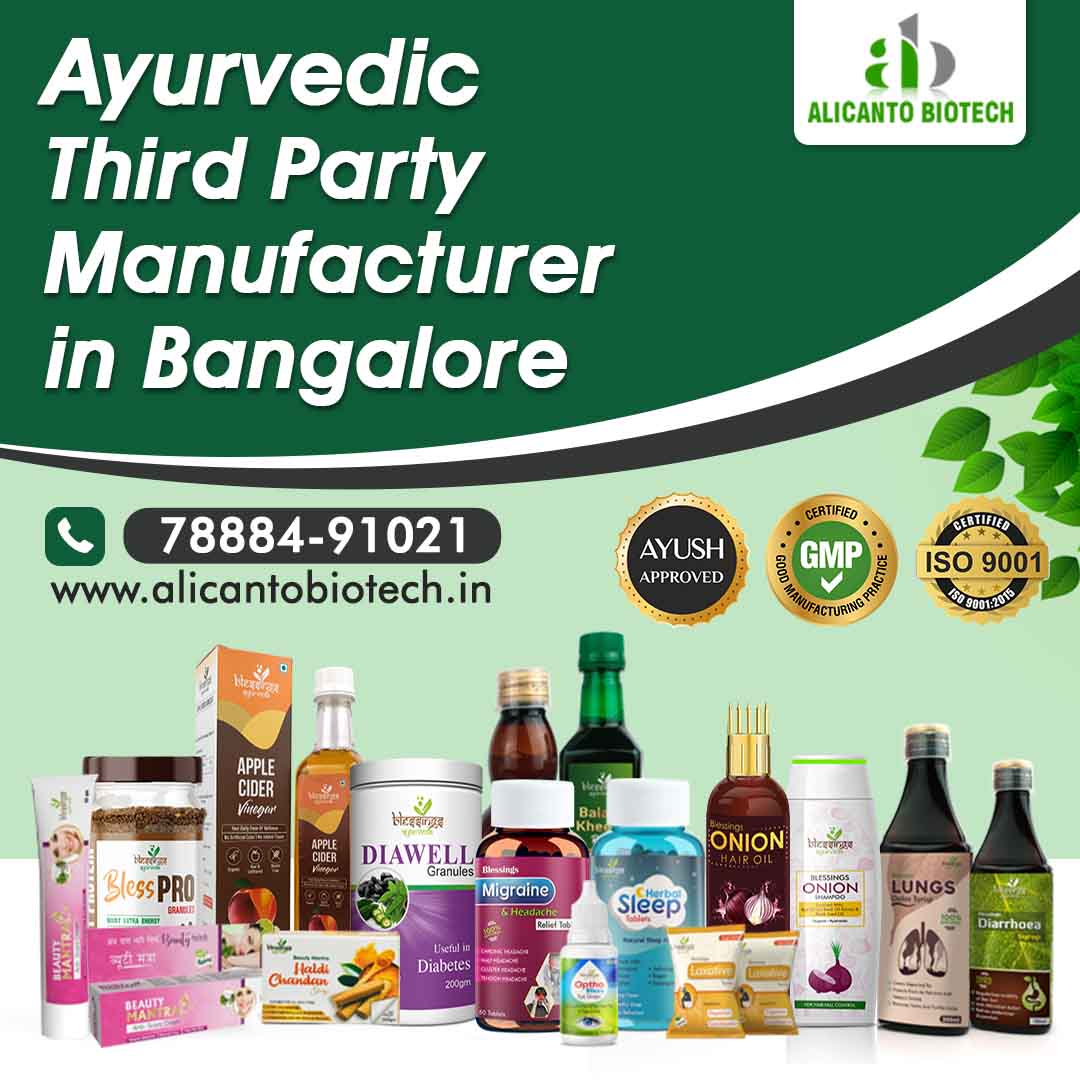 Ayurvedic Third Party Manufacturer in Bangalore