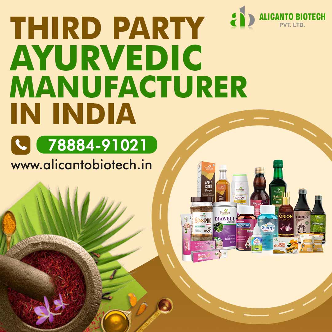 Third Party Ayurvedic Manufacturer in India