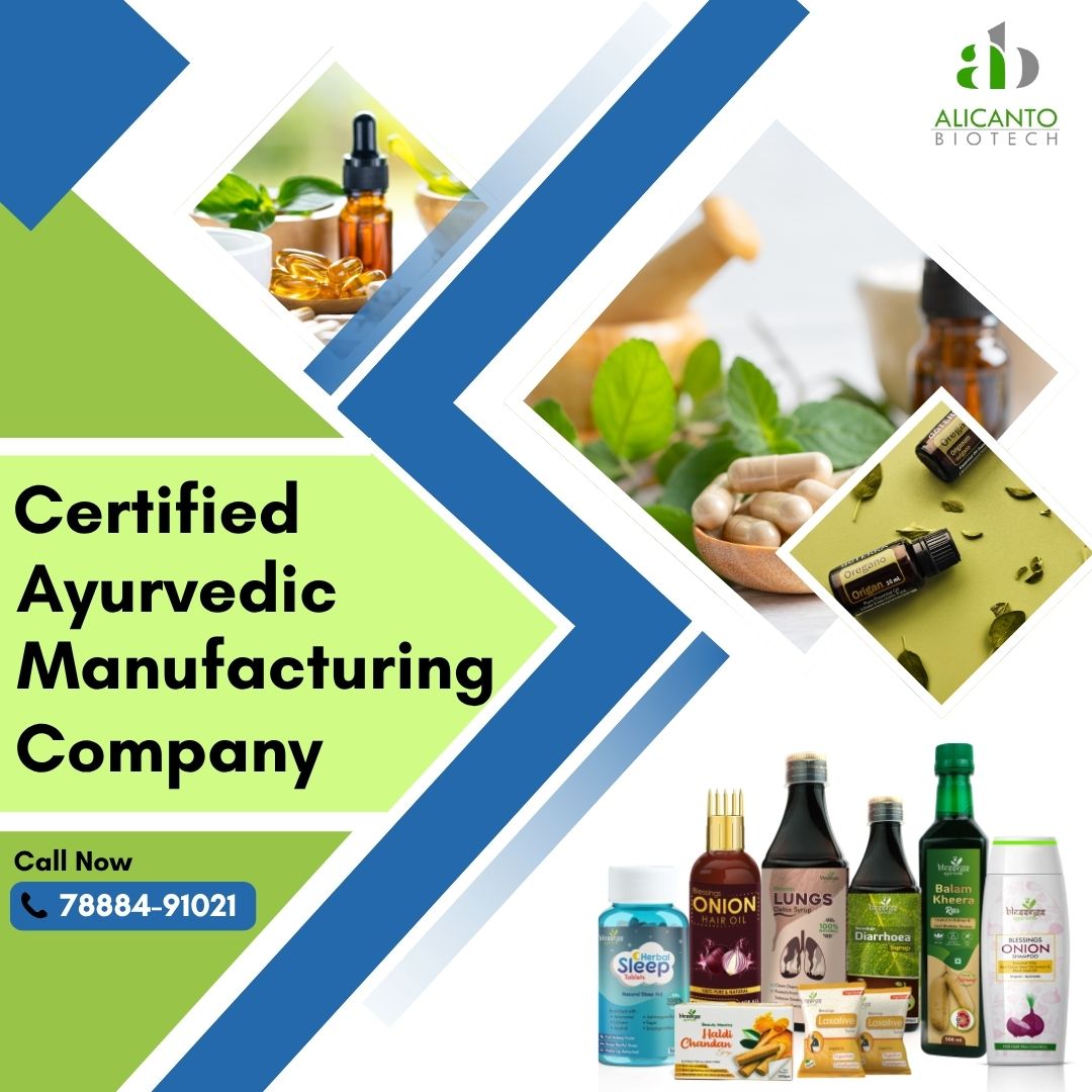 Certified Ayurvedic Manufacturing Company