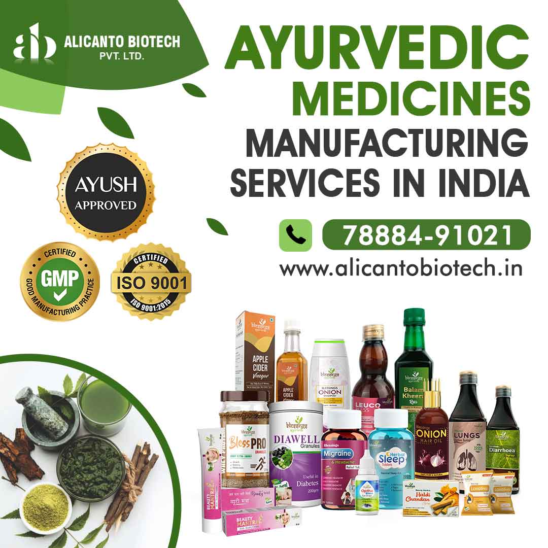 Ayurvedic Medicines Manufacturing Services in India