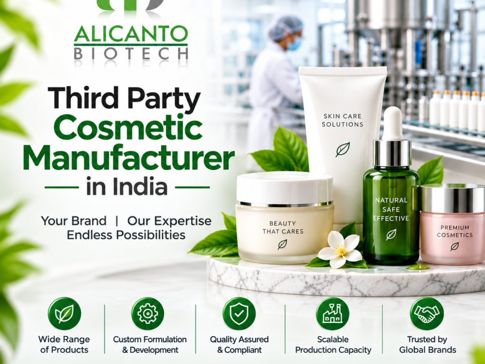 Third Party Cosmetic Manufacturer in India